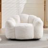 Lotus type compression sofa Adult bean bag sofa with pull ring can be easily moved without installation Suitable for various environments such as liv